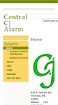 Mobile Screenshot of centralcjalarm.com